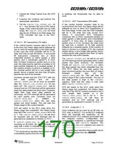 浏览型号CC2510F16的Datasheet PDF文件第170页