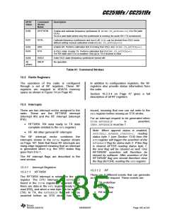 浏览型号CC2510F16的Datasheet PDF文件第185页