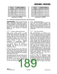 浏览型号CC2510F16的Datasheet PDF文件第189页