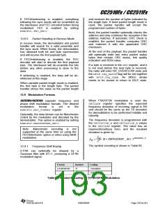 浏览型号CC2510F16的Datasheet PDF文件第193页