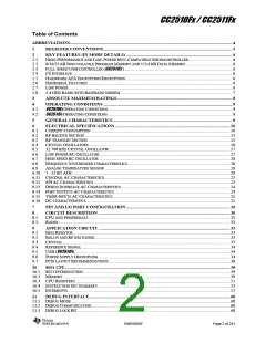 浏览型号CC2510F16的Datasheet PDF文件第2页