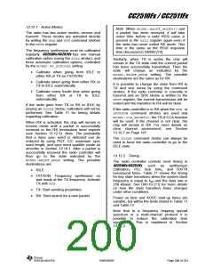 浏览型号CC2510F16的Datasheet PDF文件第200页