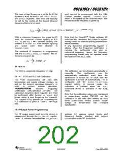 浏览型号CC2510F16的Datasheet PDF文件第202页