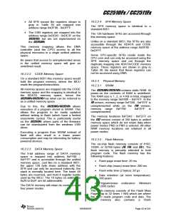 浏览型号CC2510F16的Datasheet PDF文件第43页