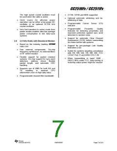浏览型号CC2510F16的Datasheet PDF文件第7页