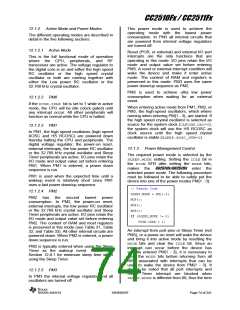 浏览型号CC2510F16的Datasheet PDF文件第74页