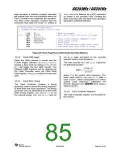 浏览型号CC2510F16的Datasheet PDF文件第85页