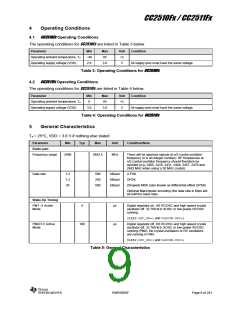 浏览型号CC2510F16的Datasheet PDF文件第9页