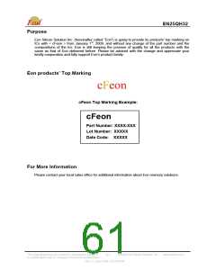 浏览型号EN25QH32-104QIP的Datasheet PDF文件第61页