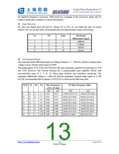 浏览型号BL6506的Datasheet PDF文件第13页