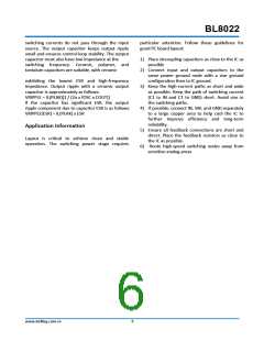 浏览型号BL8022CB5TR的Datasheet PDF文件第6页