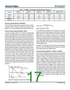 浏览型号RT8223P的Datasheet PDF文件第17页