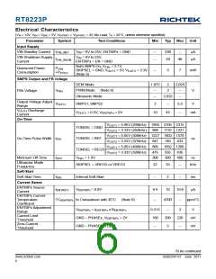 浏览型号RT8223P的Datasheet PDF文件第6页