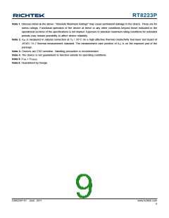 浏览型号RT8223P的Datasheet PDF文件第9页