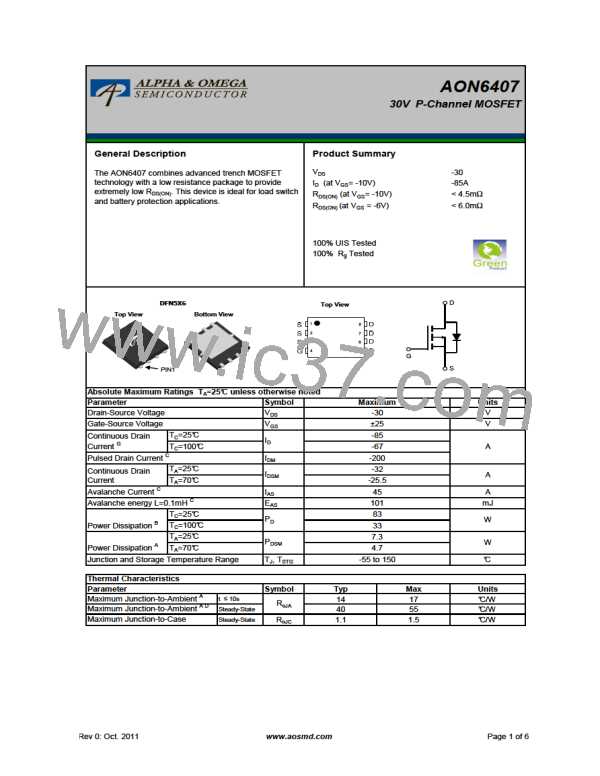AON6407图片预览