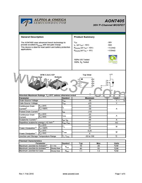 AON7405图片预览