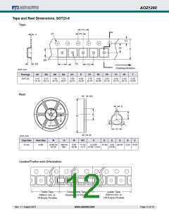 浏览型号AOZ1280CI的Datasheet PDF文件第12页