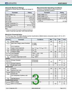 浏览型号AOZ1282CI的Datasheet PDF文件第3页