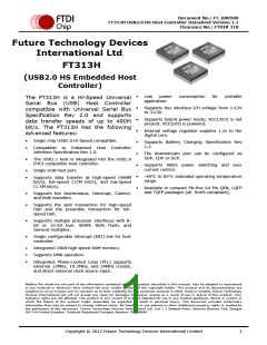 浏览型号DS_FT313H的Datasheet PDF文件第1页