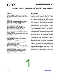 浏览型号EM47EM3288SBA-150的Datasheet PDF文件第1页