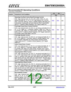 浏览型号EM47EM3288SBA的Datasheet PDF文件第12页