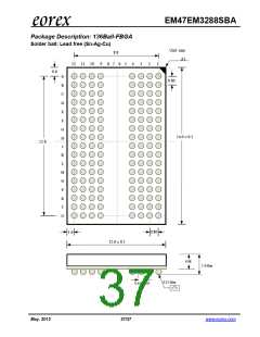 浏览型号EM47EM3288SBA-150的Datasheet PDF文件第37页