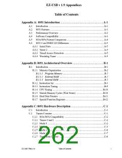 浏览型号AN2131QC的Datasheet PDF文件第262页