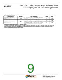 浏览型号ACS711的Datasheet PDF文件第9页