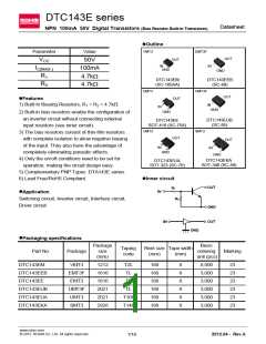 浏览型号DTC143EKAT146的Datasheet PDF文件第1页