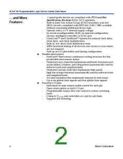 浏览型号EP1K30TC144-3N的Datasheet PDF文件第2页