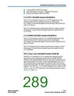 浏览型号EP2C8T144I8N的Datasheet PDF文件第289页