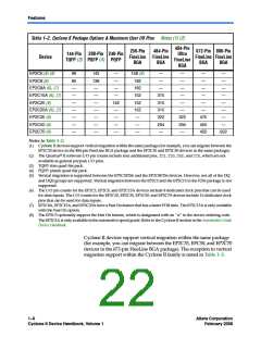 浏览型号EP2S15F484I4N的Datasheet PDF文件第22页