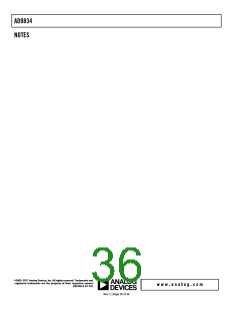 浏览型号EVAL-AD9834SDZ的Datasheet PDF文件第36页