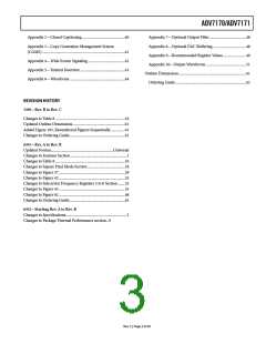 浏览型号ADV7171KSUZ-REEL的Datasheet PDF文件第3页
