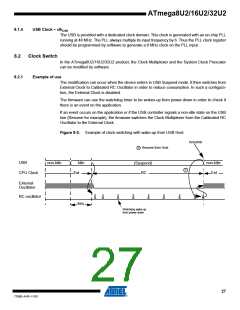 浏览型号ATMEGA16U2-MUR的Datasheet PDF文件第27页