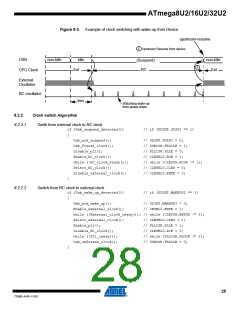 浏览型号ATMEGA16U2-MUR的Datasheet PDF文件第28页