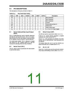 浏览型号24LC02B-I的Datasheet PDF文件第11页