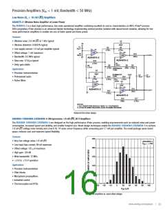 浏览型号AD8138ARZ-REEL的Datasheet PDF文件第16页