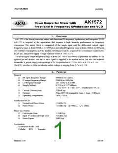 浏览型号AK1572的Datasheet PDF文件第1页