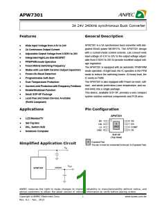 浏览型号APW7301的Datasheet PDF文件第1页