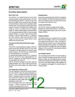浏览型号APW7301的Datasheet PDF文件第12页