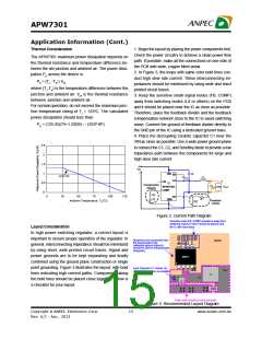 浏览型号APW7301的Datasheet PDF文件第15页