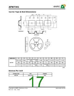 浏览型号APW7301的Datasheet PDF文件第17页