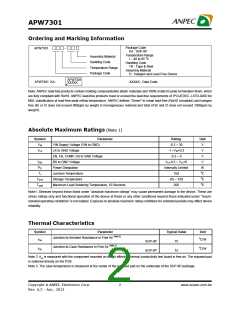 浏览型号APW7301的Datasheet PDF文件第2页
