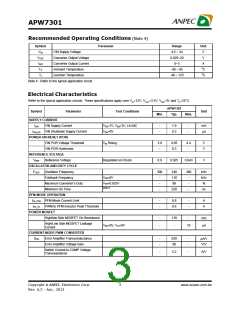 浏览型号APW7301的Datasheet PDF文件第3页