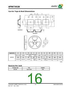浏览型号APW7302B的Datasheet PDF文件第16页