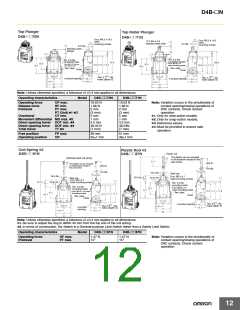 浏览型号D4B-2A11N的Datasheet PDF文件第12页