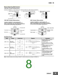 浏览型号D4B-2A11N的Datasheet PDF文件第8页