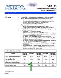 浏览型号EPF10K30RC208-3的Datasheet PDF文件第1页