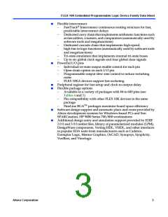 浏览型号EPF10K30RC208-3的Datasheet PDF文件第3页